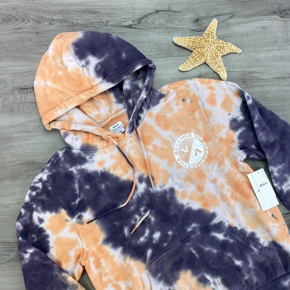 🔆RVCA🔆 VA WORLD WIDE HOODIE SWEATSHIRT - Picture 5 of 13